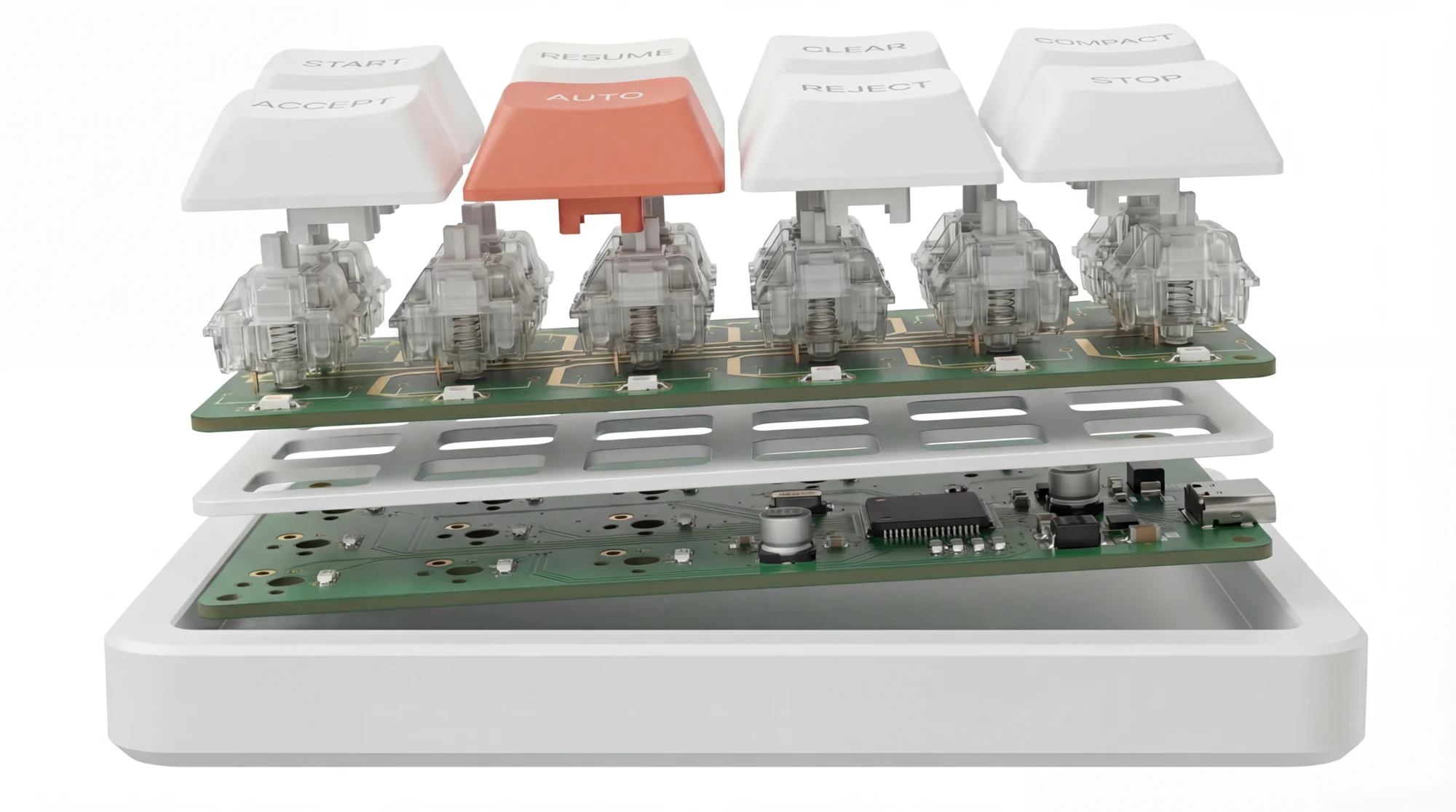 Clawbot exploded view